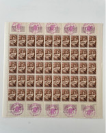 Réunion 1969 - 388 389 - Croix Rouge - 2 Feuilles 50 Timbres Etat Luxe Cachet Premier JOUR - Unused Stamps