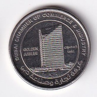 MONEDA DE EMIRATOS ARABES DE 1 DIRHAM DEL AÑO 2015 - 50 ANIV. CHAMBER OF COMMERCE RAK (COIN) - Emirats Arabes Unis