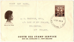 1,64 NEW ZELAND, 1940, FIRST DAY COVER - Lettres & Documents