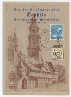 Card / Postmark Deutsche Post / Germany 1947 Stamp Exhibition - Otros & Sin Clasificación