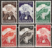 Suriname 1935 Zendingszegels NVPH 151/156 MNH ** Postfris - Surinam ... - 1975