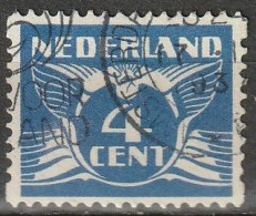 1926 Tweezijdige Roltanding 4ct Met Watermerk NVPH R21-01 Gestempeld - Booklets & Coils