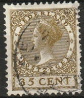 1924 Wilhelmina 35 Ct NVPH 159 - No Watermark -  Cancelled/gestempeld - Gebraucht