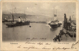 Folkestone - Arrival Of The Boat - Folkestone