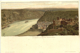 Ruine Rheinfels Bei St. Goar - Litho - St. Goar