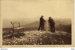 39 LA FAUCILLE Vers Gex La Table D'Orientation Au Sommet Du MONTROND Alt 1640m Animée En 1948 Imprimerie Bourgeois - Gex