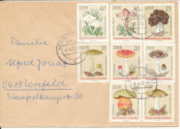 Germany DDR Registered Cover Ueckermünde 6-4-1974 With Minisheet And Stamps Also On The Backside Of The Cover - Lettres & Documents