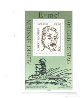 DF94 - BLOC FEUILLET DDR - ALBERT EINSTEIN - Albert Einstein