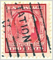 1909 USA Postage Stamp "Abraham Lincoln" 2 Cent Used V1 - Gebraucht