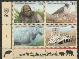 UNO Geneve 1993, Postfris MNH, Birds, Animals - Nuevos