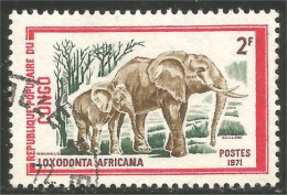 AS-59 Congo Surcharge 3f50 Elephant Elefante Norsu Elefant Olifant - Elefantes