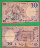 Israel 10 Lirot 1958 Israele - Israel