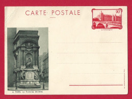 !!! ENTIER POSTAL 90C ROUGE ILLUSTRÉ LA CONCIERGERIE, NEUF, TRÈS BON ÉTAT - Standard- Und TSC-Briefe (vor 1995)