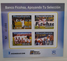 HONDURAS 2004 MNH** 4 STAMPS FULL SET  FOOTBALL FUSSBALL SOCCER CALCIO VOETBAL FUTBOL FUTEBOL FOOT FOTBAL - Neufs