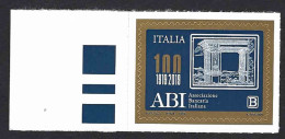 Italia 2019; ABI – Associazione Bancaria Italiana. Francobollo Di Bordo. - 2011-20: Nieuw/plakker