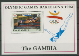 Gambia 1992 Olympische Spiele Barcelona Block 160 Postfrisch (C22103) - Gambia (1965-...)