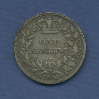 Großbritannien 1 Shilling 1866, Königin Victoria, KM 734.3 Ss/s (m3664) - I. 1 Shilling