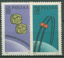 Polen 1962 Raumschiffe Wostok 3 Wostok 4 Gruppenflug 1350/51 Postfrisch - Neufs