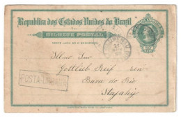 REPUBLICA DOS ESTADOS UNIDOS DO BRAZIL // BILHETE POSTAL // 1910 - Andere & Zonder Classificatie