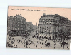 PARIS : La Rue De La Paix Et La Place De L'Opéra - Très Bon état - Plätze