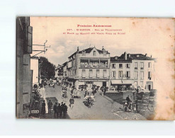 SAINT GIRONS : Rue De Villefranche Et Place Du Marché Aux Veaux - état - Saint Girons
