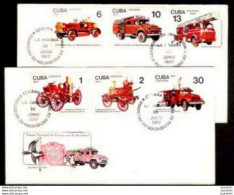 2607  Firemen - Pompiers 1977 - FDC - Cb - 2,95 - Feuerwehr