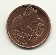 2010 - Trinidad E Tobago 5 Cents - Trinidad & Tobago