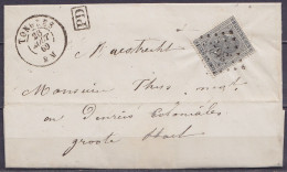 L. Affr. N°17 (port Frontalier - RR !) Lpts "362" Càd TONGRES /26 AOUT 1869 Pour MAESTRICHT (Hollande) - [PD] (au Dos: C - 1865-1866 Profil Gauche