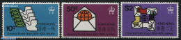 Hong Kong 1974 UPU Centenary 3v, Mint NH, U.P.U. - Neufs