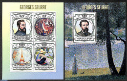 Burundi 2013 Georges Seurat 2 S/s,, Mint NH, Performance Art - Dance & Ballet - Art - Modern Art (1850-present) - Pain.. - Tanz