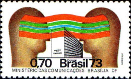 Brésil Poste N** Yv:1046/1047 Télécommunications - Unused Stamps