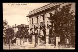 ALGERIE - BLIDA - BANQUE DE L'ALGERIE ET BOULEVARD TRUMELET - Blida