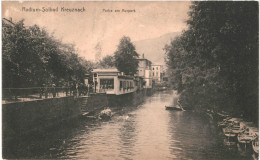 CPA Carte Postale Germany Kreuznach Radium Solbad  Partie Am Kurpark 1919 VM80751 - Bad Kreuznach