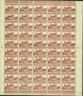 Tunisie 1939 - Colonie Française- Timbres Neufs. Yvert Nr.: 221.Feuille De 50 Avec Coin Date 1/8/39..... (EB) AR-02708 - Unused Stamps