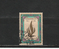 Nations Unies (Vienne) YT 87 Obl : Droits De L'homme , Flamme - 1988 - Usati