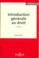 Introduction Générale Au Droit (1996) De François Terré - Droit