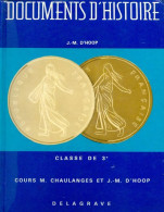 Documents D'histoire Classe De 3e (1971) De J.-M. D'Hoop - 12-18 Ans