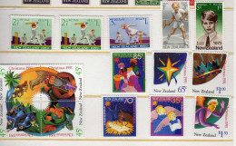 Nouvelle-Zelande - (1987-91) - Christmas - Neufs** - MNH - Unused Stamps