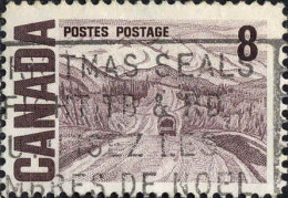 Canada Poste Obl Yv: 383 Mi:403Ax Autoroute En Alalska (Belle Obl.mécanique) - Used Stamps