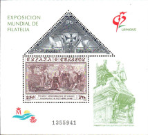 Espagne Bloc N** Yv: 50 Mi:44 Ed:3195 Granada Exposicion Mundial De Filatelica - Blocks & Kleinbögen