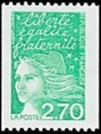 France Marianne Du 14 Juillet N° 3100 ** Luquet - La Roulette Verte De 2f70 - 1997-2004 Marianne Of July 14th