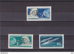 BULGARIE 1962 ESPACE VOSTOK III Yvert PA 93-95, Michel 1355-1357 NEUF** MNH Cote 5,50 Euros - Neufs