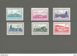 BULGARIE 1964-1968 Industrie, Usines Yvert PA 104-109, Michel 1494-1498 + 1801 NEUF** MNH Cote Yv 11 Euros - Unused Stamps