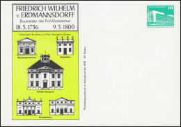 PP 17/8 Bauwerke 10 Pf Friedrich Wilhelm Von Erdmannsdorf 1986, ** - Other & Unclassified