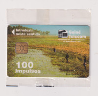 GUINEA BISSAU - Fishing 100 Impulsos Chip Phonecard - Guinée-Bissau