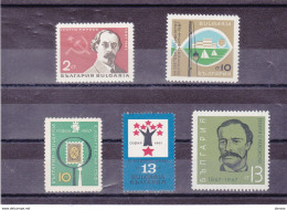 BULGARIE 1967  Yvert 1511 + 1515 + 1528 + 1535 + 1543, Michel 1697 + 1723 + 1736 + 1743 + 1757 NEUF** MNH - Neufs