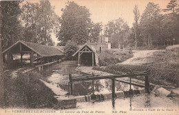 91 Verrieres Le Buisson Le Lavoir Du Pont De Pierre CPA Cachet 1914 - Verrieres Le Buisson