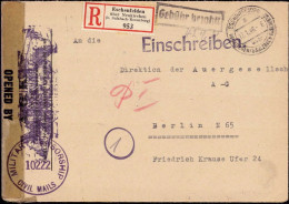 604243 | Gebühr Bezahlt, Seltenes Einschreiben Aus Eschenhausen, Zensur  | Neukirchen (W - 8459), Sulzbach-Rosenberg (W - Nooduitgaven Amerikaanse Zone