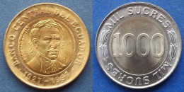 ECUADOR - 1000 Sucres 1997 "Eugenio Espejo" KM# 103 Decimal Coinage (1872-1999) - Edelweiss Coins - Ecuador