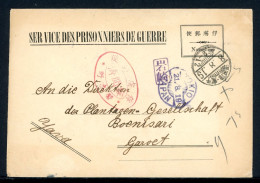 Japan Kriegsgefangenenpost 1919 Gestempelt Auf Vordruckumschlag #JO890 - Kiautchou